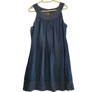 JFW Women’s Blue Denim Sleeveless Tank Dress Size 16 Casual